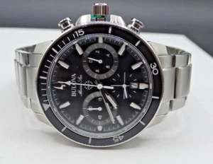 Bulova Series C Black Dial Watch 46mm - Picture 1 of 10