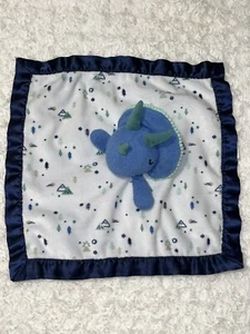 Baby Lovey Dinosaurier Wolkeninsel Sicherheitsdecke blau Triceratops Ziel Spielzeug - Bild 1 von 4