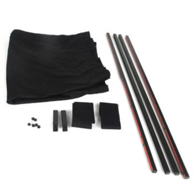 2x Adjustable Car Auto Side Window Baby Sun Shade Shield Curtain Visor Cover  - Image 1 of 4