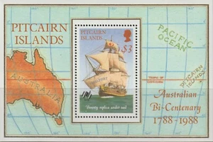 Pitcairn Islands 1988 Souvenir Sheet #297 Australia Bicentennial - MNH - Picture 1 of 2