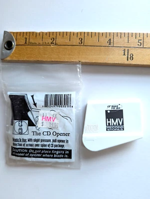 Vintage HMV CD Opener Film Cutter New in Original Package Rare Collectible HTF - Image 1 of 4