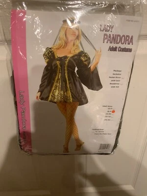 Nuevo Dama Pandora Sexy Medieval Renacimiento Princesa Disfraz Adulto Talla Pequeña 6-8 Foto 1 de 4