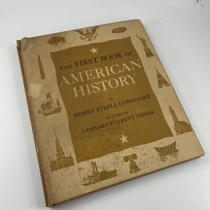 1957 The First Book of American History Henry Steele Commager with Dust Jacket - Picture 1 of 8