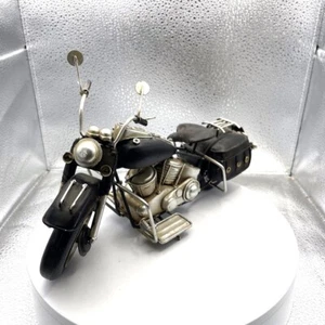 Antique Metal Harley Replica Motorcycle Art, 12 Inches Long, Very Cool! - Picture 1 of 8