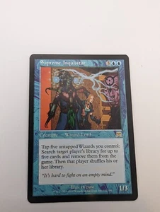 Magic The Gathering SUPREME INQUISITOR Onslaught Magic The Gathering Raro - Imagen 1 de 2