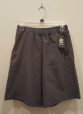 Pantalones cortos C9 by Champion Activewear gris carbón verde reflectante para niños, L 12/14   Foto 1 de 2