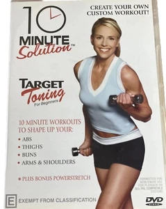 10 Minute Solution Target Toning For Beginners DVD Workout Exercise Fitness - Picture 1 of 4