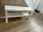 IKEA LACK Floor Standing TV Bench - White 90x26x45cm
