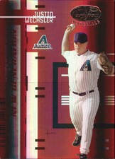 2005 Leaf Certified Materials Mirror Red Card #222 Justin Wechsler NG /100