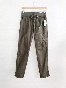 Neu mit Etikett Gap - khaki-grüne lässige Lounge-Hose aus Baumwolle, XS - Bild 1 von 6