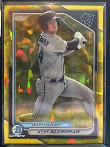 Bowman Sapphire Kemp Alderman 2024 amarillo/75 BCP82 Marlins - Imagen 1 de 2