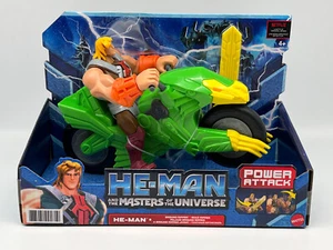 Masters of the Universe Mattel Power Attack He-Man figura motu NUEVO EMBALAJE ORIGINAL - Imagen 1 de 4