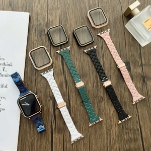 Full Protection Case+Acrylic Band for Apple Watch 8 7 SE 6 5 4 3 41/45/40/44MM - Picture 1 of 17