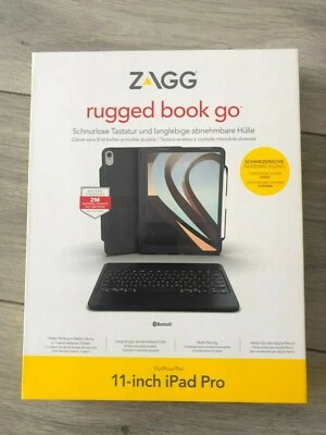 ZAGG Keyboard Rugged Book Go Apple iPad Pro 11" 1st Gen Black QWERTZ - Image 1 of 4