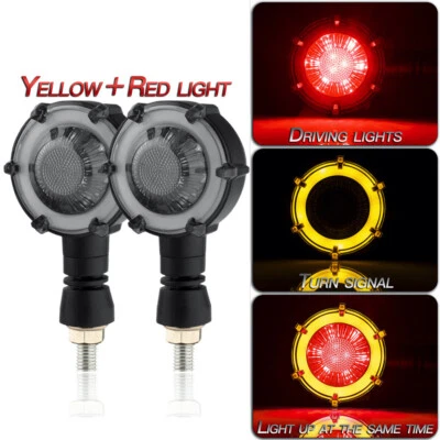 Motorcycle LED Turn Signals Blinker Bullet Light For Honda Rebel 250 CMX250C Foto 1 de 4