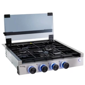RecPro RV CL 3 Burner Cooktop | 6500-8000 BTU | 12V DC | Fueled by Propane - Picture 1 of 4