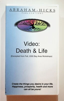 2000 Abraham Hicks Death & Life Jerry & Esther Hicks VHS Video Tape - Image 1 of 3