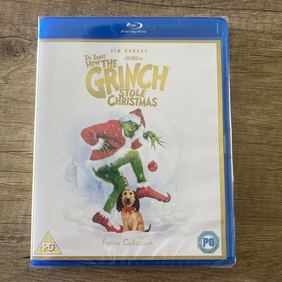 The Grinch How The Grinch Stole Christmas  (2000 Jim Carrey) NEW SEALED BLU RAY - Image 1 of 2