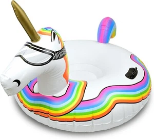 Aufblasbares Einhorn - Schlitten - Snow Tube - NEU / Winter / Schnee / bob - Bild 1 von 5