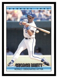 1992 Donruss George Brett #143 Kansas City Royals