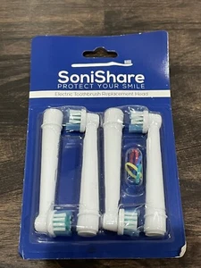 SoniShare Electric Toothbrush Replacement Heads For Oral B (O4) - Picture 1 of 6