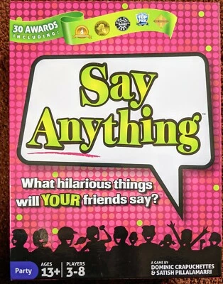 Say Anything Party Get Together Board Game NEW Ages 13+ Unsealed - Image 1 of 4