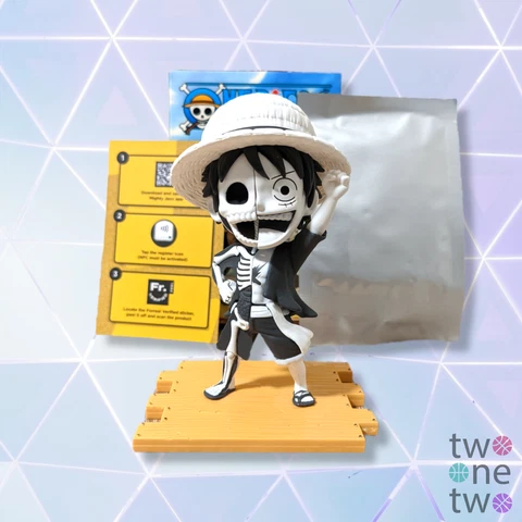 One Piece Figures Hidden Dissectibles LUFFY B&W RARE Figure Wave 1 Mighty Jaxx Cover
