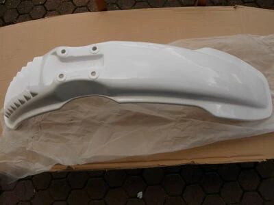 YAMAHA DT125 '80 DT175MX '80- SCHUTZBLECH VORN WEISS FRONT FENDER WHITE  XT250 - Bild 1 von 4