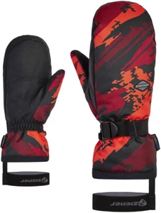 ZIENER Ski Snowboard handschuhe GASSIMO AS Fäustling 2024 red cabin/burnt orange - Bild 1 von 9