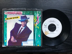 Elton John BLUE EYES 1982 Geffen 45 RPM single + Picture sleeve VG/VG - Imagen 1 de 6