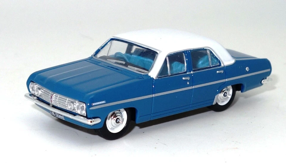 1 64 Holden 1968 HR SPECIAL SEDAN in Aqua Blue / White Roof