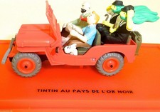 Willys Jeep (Tintin ) Atlas, 1/43 Scale resin Model
