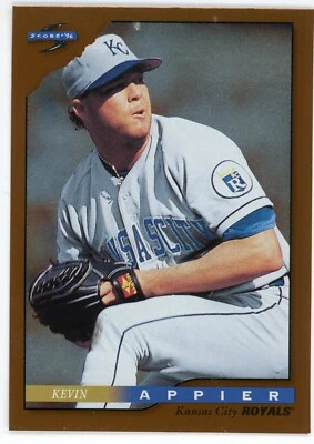 1996 Score Dugout Collection Series 2 Kevin Appier Card #9 - Image 1 of 2