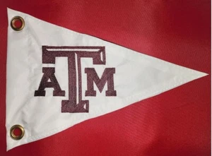 Carro de golf Triángulo personalizado TEXAS A&M bandera de seguridad reclinado triciclo kayak ATV - Imagen 1 de 5