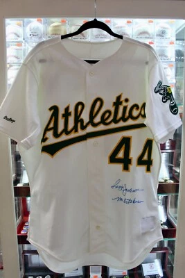 REGGIE JACKSON SIGNED "MR OCTOBER" 1989 PRO MODEL A'S RAWLINGS JERSEY JSA LOA - Image 1 of 4