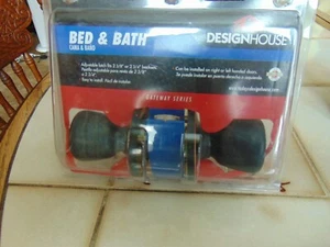 Design House Oil Rubbed Bronze Privacy Bed/Bath Door Knobs NEW in Package - Picture 1 of 5