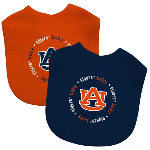 Auburn Tigers Baby Bibs 2-Pack Cover