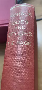 Horace Odes And Epodes by T.E. Page- 1973 - Foto 1 di 7