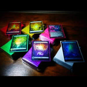 Standard Rain Card Sleeve Sample Lot (100x jeder Farbe) (Pokemon, MTG) - Bild 1 von 2