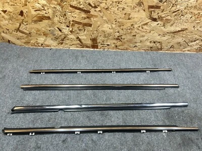 MITSUBISHI LANCER RALLIART 08-17 OEM FRONT & REAR DOOR BELT MOLDING SET 115K - Image 1 of 4