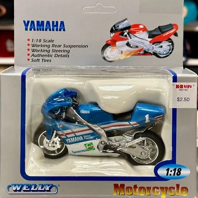 WELLY Yamaha TZ250M 1/18 Scale Diecast Model Motorcycle - Image 1 of 2