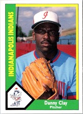 1990 CMC Indianapolis Indians Danny Clay #2 Indianapolis Indians Baseball Card