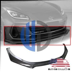 Alerón labio inferior delantero de fibra de carbono estilo CS para Subaru ZD8 BRZ 2022 2024 - Imagen 1 de 5