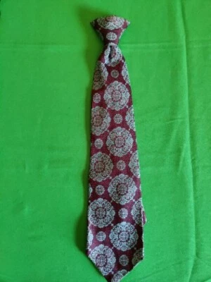 Vtg. Wembley Clip On Tie Mens Geometric Turquoise & Purple Neck Tie Polyester OS - Image 1 of 4