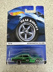 2015 HOT WHEELS HERITAGE REAL RIDERS SERIES ASTON MARTIN 1963 DB5 - Picture 1 of 2
