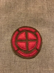 WWI US Army patch 35a divisione, toppa artiglieria lana AEF - Foto 1 di 1