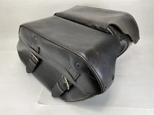 Bolsas de sillín Harley-Davidson Dyna Street Bob de cuero envejecido negras 88200-09A - Imagen 1 de 16