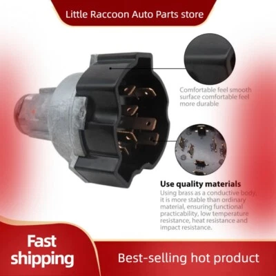 Ignition Lock Cylinder Starter Switch In Dash w/ Keys For 1983-91 Chevrolet GMC - Image 1 of 4