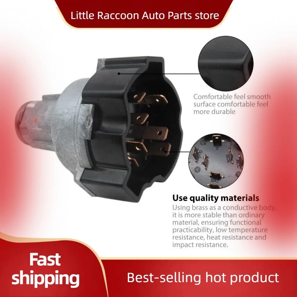 Ignition Lock Cylinder Starter Switch In Dash w/ Keys For 1983-91 Chevrolet GMC — 第 1/4 张图片