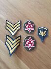 Military Patches Set Of 5